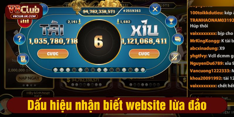 V8CLUB đưa ra bài viết về các website lừa đảo để cảnh giác người chơi