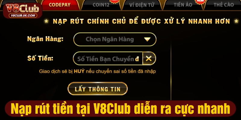 Cổng game uy tín V8Club