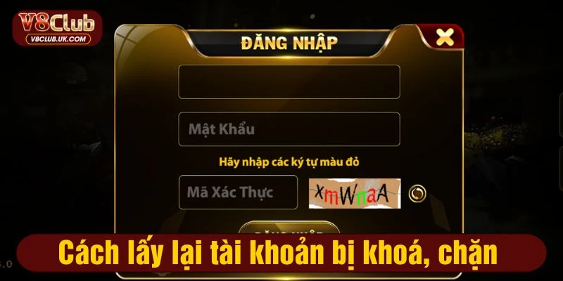Tài khoản bị khóa chặn tại V8CLUB