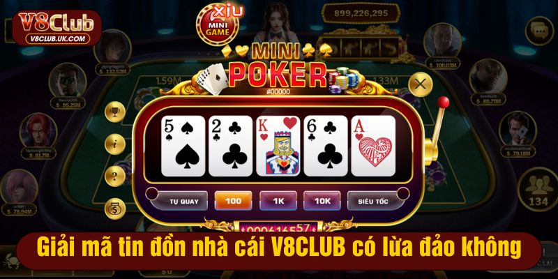 Giải mã tin đồn nhà cái V8CLUB có lừa đảo không